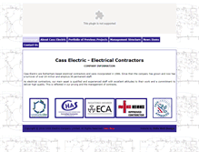 Tablet Screenshot of casselectric.co.uk